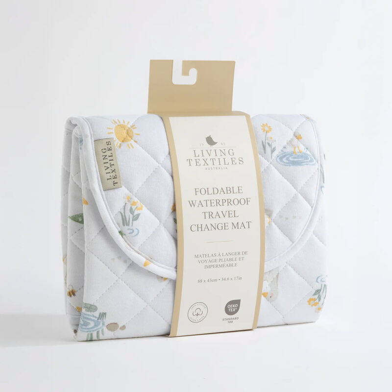 Living Textiles Foldable Waterproof Travel Change Mat image number 1